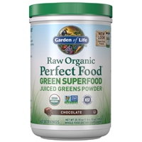 Raw Organic Perfect Food® Green SuperFood Chocolate -- 20.1 oz (Унции) Garden of Life