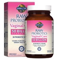 Garden of Life RAW Probiotics™ Вагинальный уход — 50 миллиардов — 30 вегетарианских капсул Garden of Life