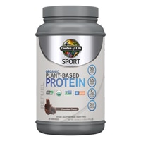 Органический спортивный протеин растительного происхождения — сертифицирован NSF для спортивного шоколада — 29,6 унций Garden of Life