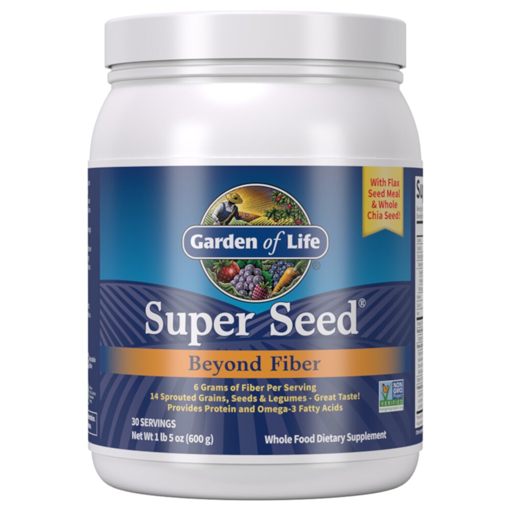 Garden of Life Super Seed® Beyond Fiber — 30 порций Garden of Life