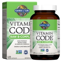 Vitamin Code RAW B-Complex - 120 веганских капсул - Garden of Life Garden of Life