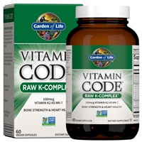 Vitamin Code® RAW K-Complex™ - 60 Веганские Капсулы - Garden of Life Garden of Life