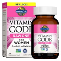 Vitamin Code® Raw One™ Для Женщин - Один раз в день - 30 вегетарианских капсул - Garden of Life Garden of Life