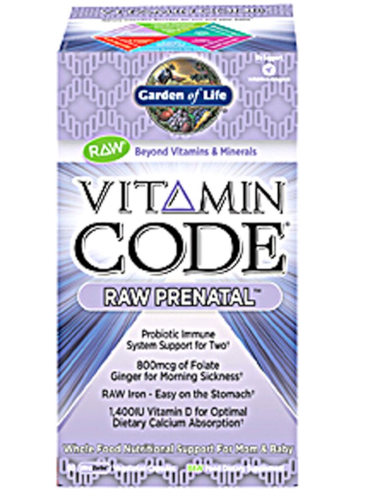 Vitamin Code RAW Prenatal -- 180 Vegetarian Capsules (Вегетарианские капсулы) Garden of Life