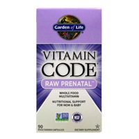 Vitamin Code® RAW Prenatal -- 90 Vegetarian Capsules (Вегетарианские капсулы) Garden of Life