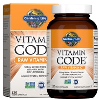Витамин C, RAW - 500 мг - 120 веганских капсул - Garden of Life Garden of Life