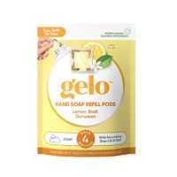 Gelo пенящееся мыло для рук в сменных капсулах с лимонным базиликом и геранью -- 40 жидких унций Gelo