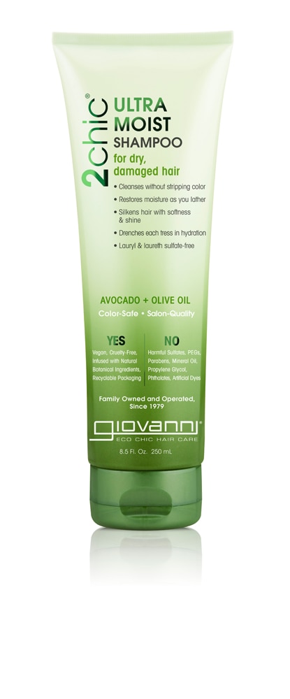 Giovanni 2chic® Ultra-Moist Shampoo с авокадо и оливковым маслом -- 8,5 жидких унций Giovanni