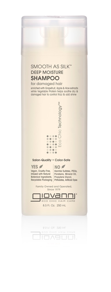 Шампунь для глубокого увлажнения Giovanni Smooth As Silk™ -- 8,5 жидких унций Giovanni