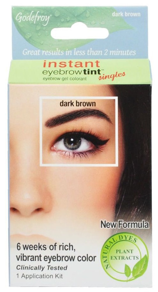 Godefroy Instant Eyebrow Tint Singles — темно-коричневый — 1 комплект Godefroy
