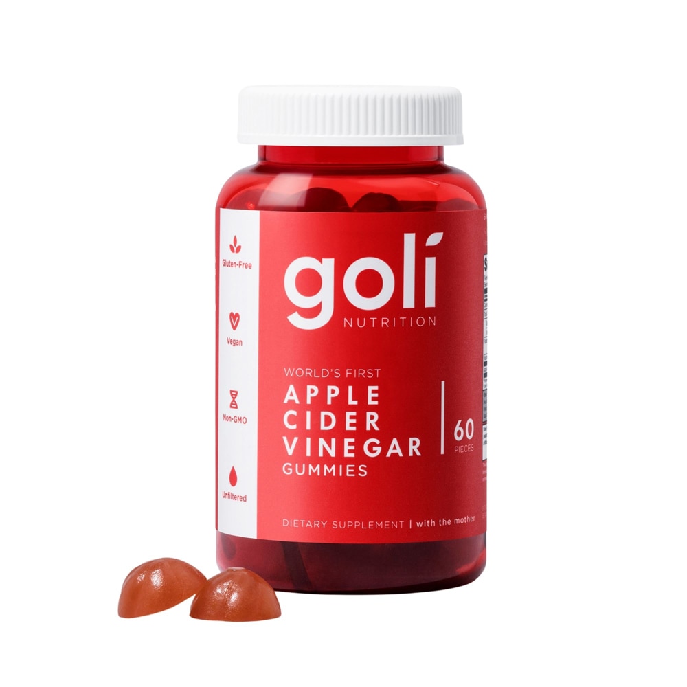 Goli Nutrition Жевательные конфеты с яблочным уксусом — 60 жевательных резинок Goli Nutrition