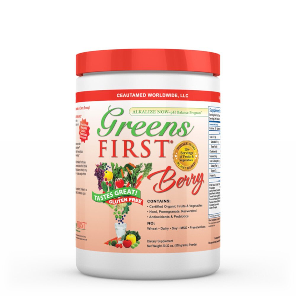 Super Food Berry Powder (Порошок) -- 19.9 oz (Унции) Greens First