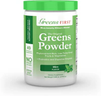 The Original Greens Powder (Порошок) Mint -- 9.86 oz (Унции) Greens First