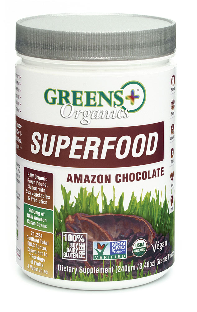 Органикс Суперфуд Амазонка Шоколад - 240 г - Greens Plus Greens Plus