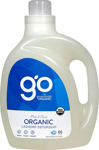 GO Laundry Detergent Free & Clear 66 Loads -- 100 fl oz GreenShield Organic