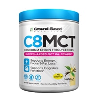Ground-Based Nutrition C8 MCT Oil Powder Vanilla — 30 порций Ground-Based Nutrition