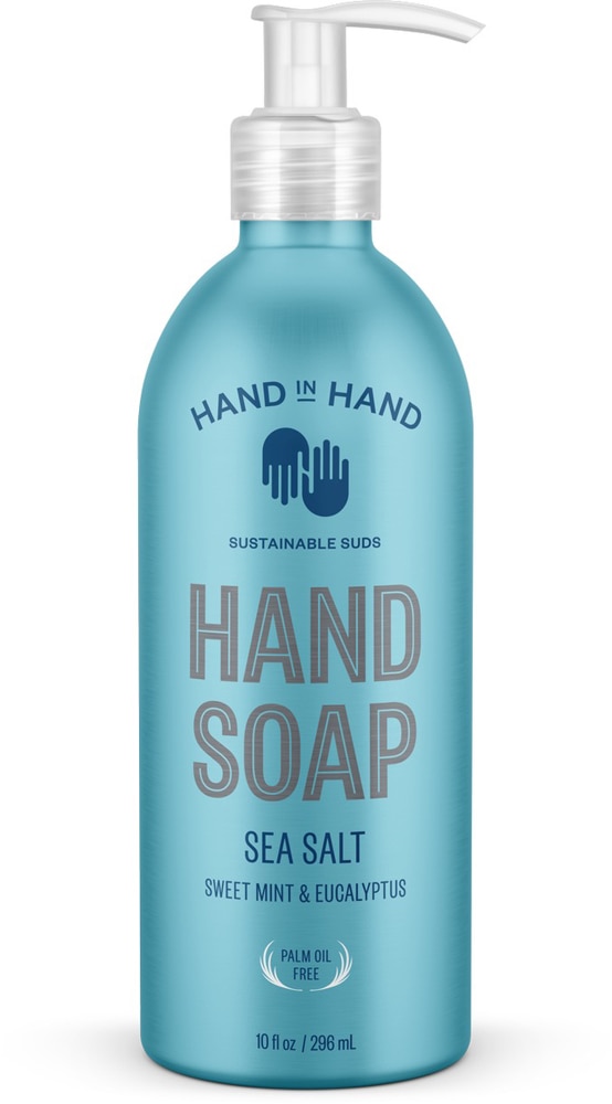 Жидкое мыло для рук Hand in Hand с морской солью -- 10 жидких унций Hand In Hand