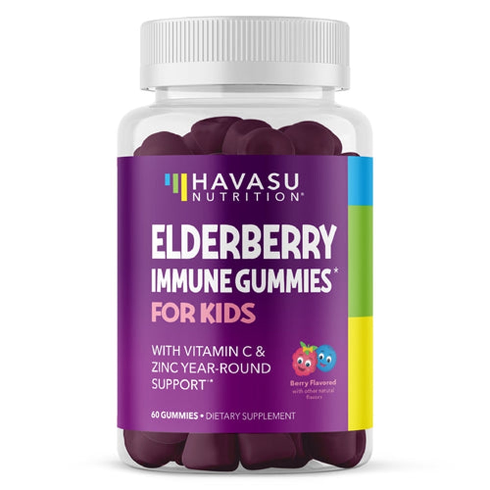 Elderberry Gummies (Жевательные конфеты) for Kids -- 60 Gummies Havasu Nutrition