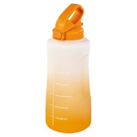 Большой кувшин для воды Ombre на открытом воздухе - белый и оранжевый - 1 бутылка HD Designs
