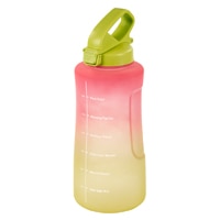 Большой кувшин для воды Ombre на открытом воздухе - розовый и зеленый - 1 бутылка HD Designs