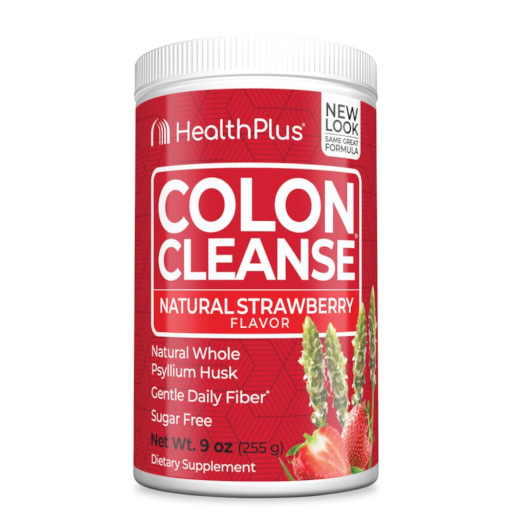 Health Plus Colon Cleanse® Клубника — 9 унций Health Plus