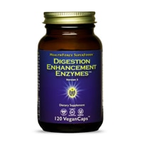 Digestion Enhancement Enzymes™ -- 120 Vegan Capsules (Веганские капсулы) HealthForce Superfoods