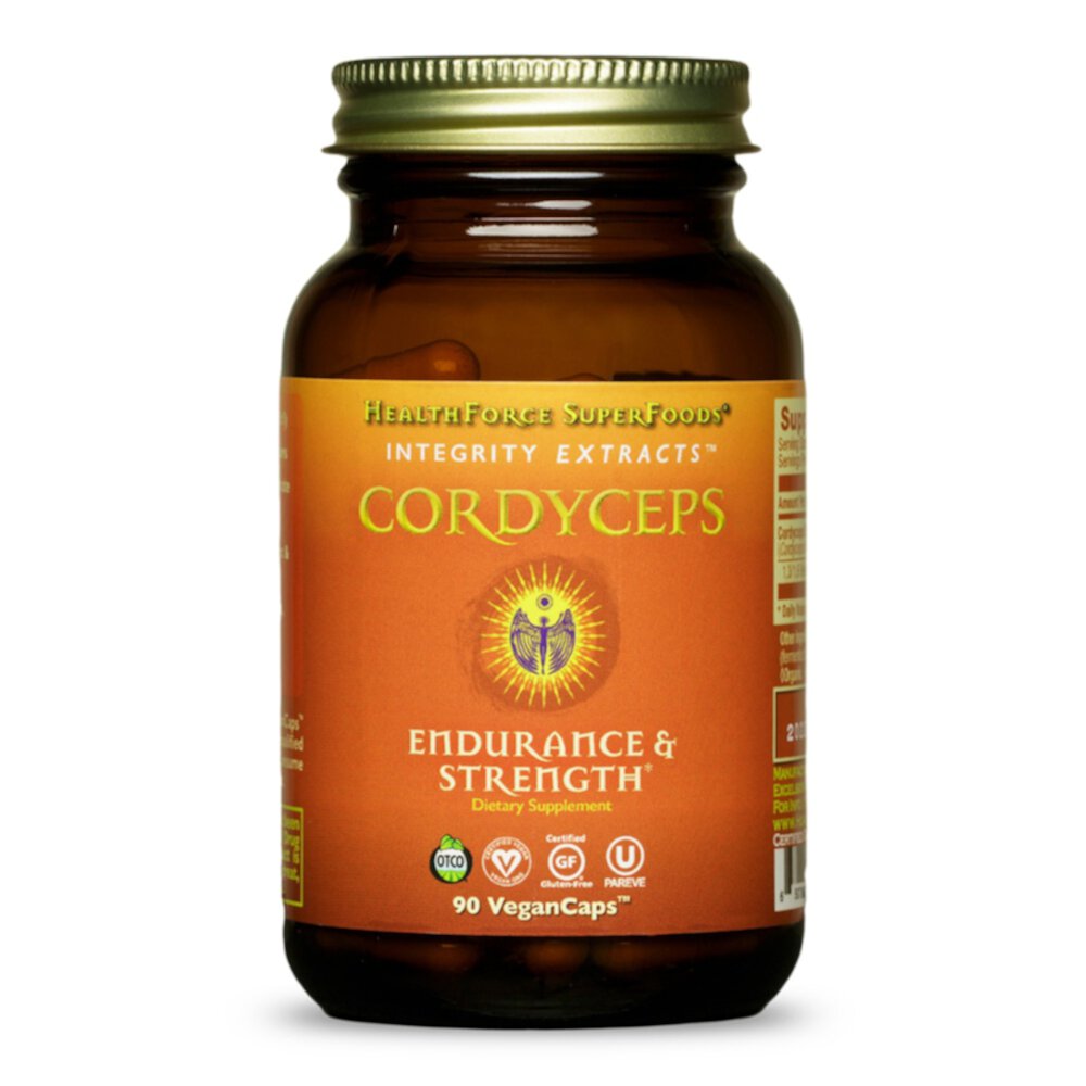 Integrity Extracts™ Cordyceps Mushroom -- 90 VeganCaps HealthForce Superfoods