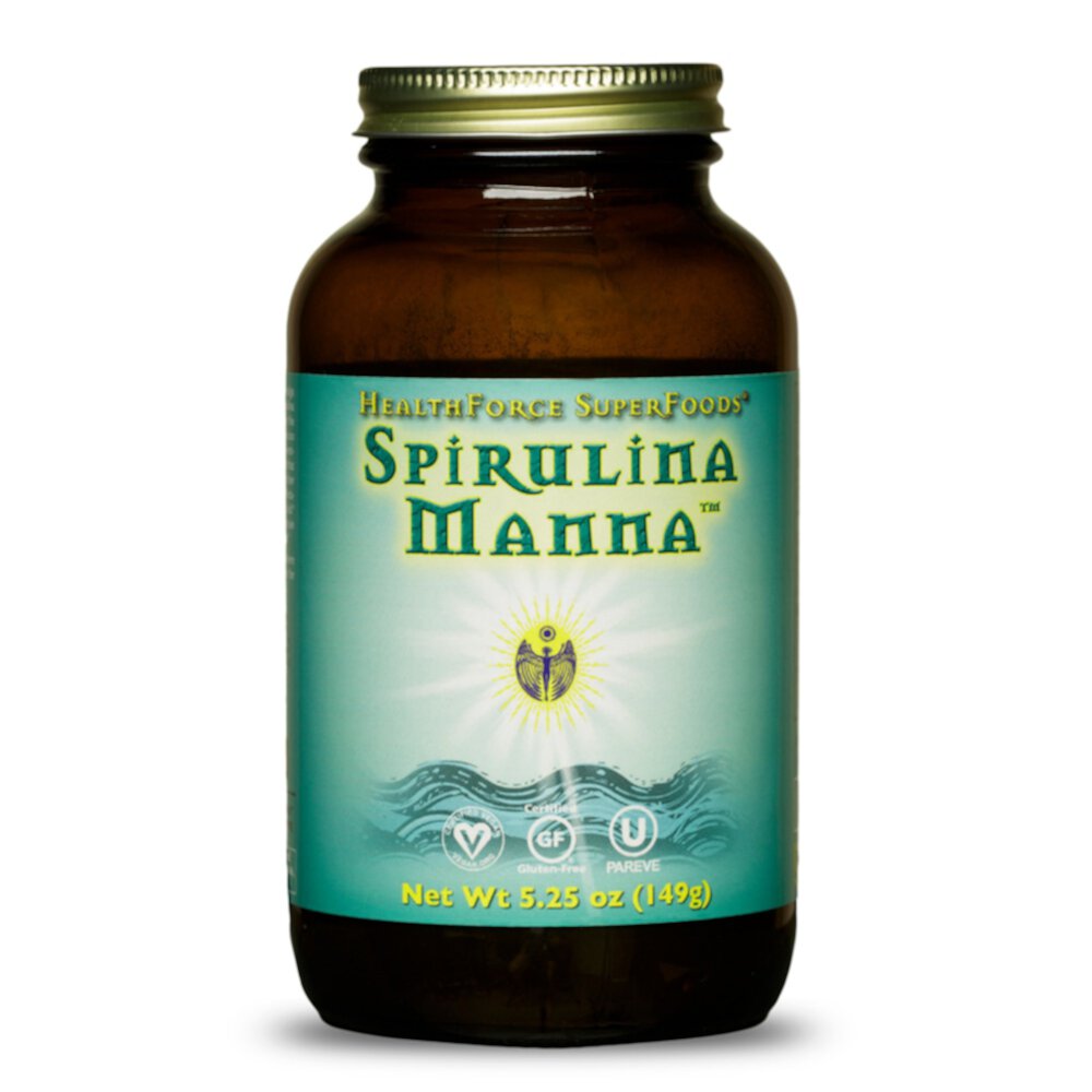 HealthForce Superfoods Spirulina Manna Powder — 5,25 унции HealthForce Superfoods