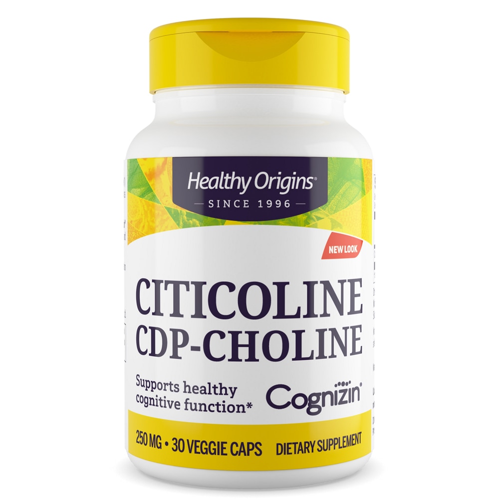 Cognizin® Citicoline -- 250 mg - 30 Capsules (Капсулы) Healthy Origins