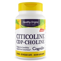 Cognizin® Citicoline -- 250 мг -- 30 капсул Healthy Origins
