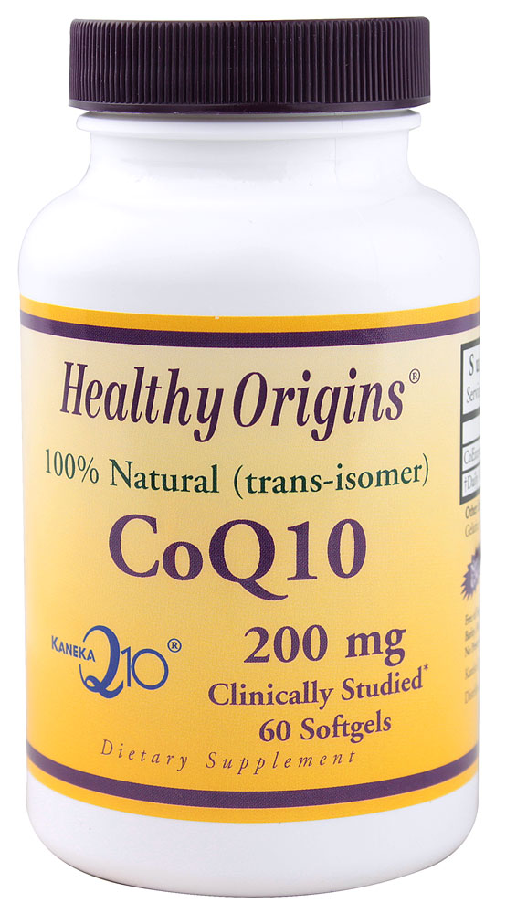 CoQ10 - 200 мг - 60 мягких капсул - Healthy Origins Healthy Origins