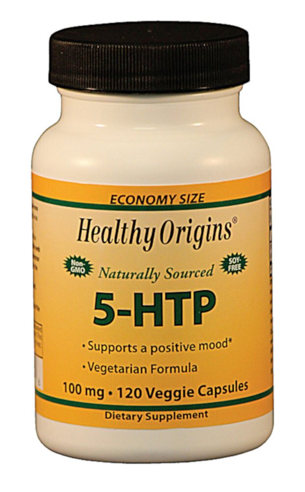 Natural 5-HTP - 100 мг - 120 капсул - Healthy Origins Healthy Origins