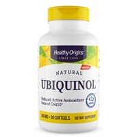 Натуральный Убиквинол - 100 мг - 60 мягких капсул - Healthy Origins Healthy Origins