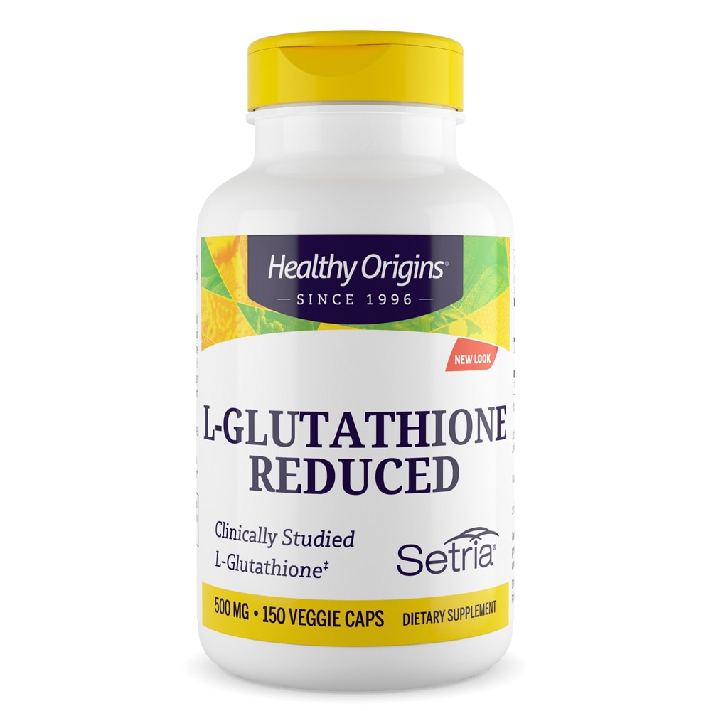 Healthy Origins Setria® L-глутатион с пониженным содержанием - 500 мг - 150 растительных капсул Healthy Origins