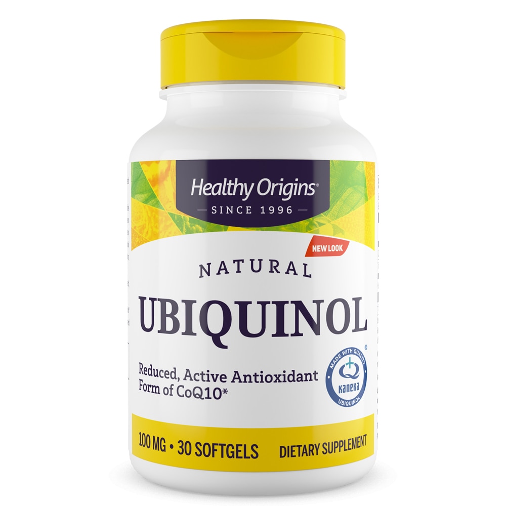 Healthy Origins Ubiquinol Kaneka QH™ — 100 мг — 30 мягких капсул Healthy Origins