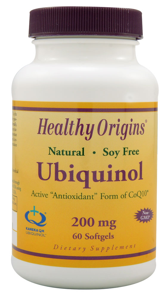 Ubiquinol - 200 мг - 60 мягких капсул - Healthy Origins Healthy Origins