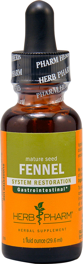 Mature Seed Fennel System Restoration -- 1 fl oz (Жидкие унции) Herb Pharm