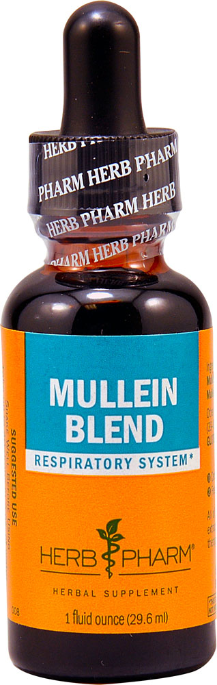 Респираторная система Herb Pharm Mullein Blend — 1 жидкая унция Herb Pharm