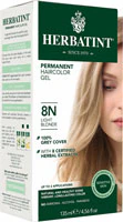 Permanent Hair Color Gel 8N Light Blonde -- 135 mL Herbatint