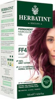 Стойкая гелевая краска для волос Herbatint FF4 Фиолетовый -- 1 комплект Herbatint