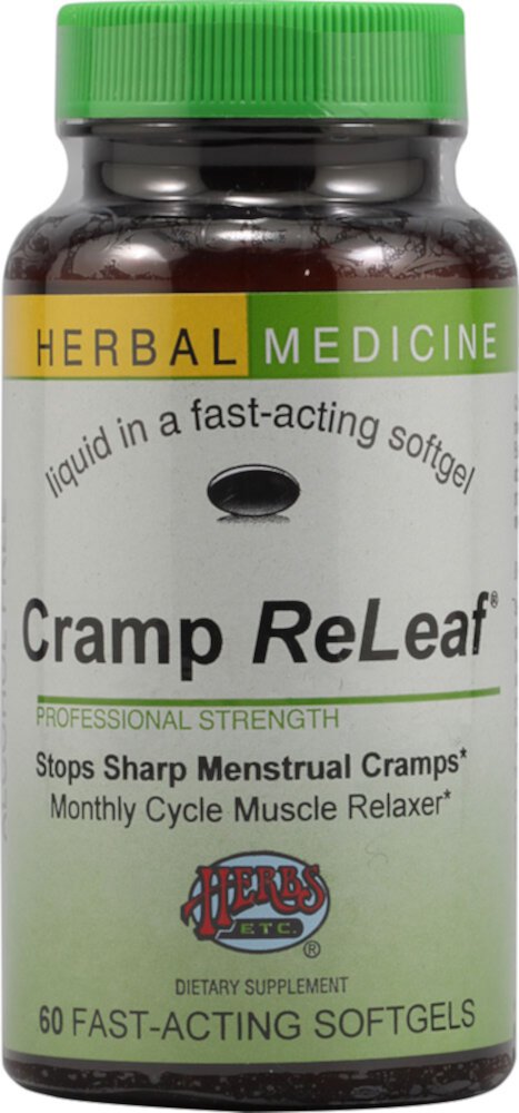 Cramp ReLeaf™ -- 60 Softgels (Мягкие капсулы) Herbs Etc.