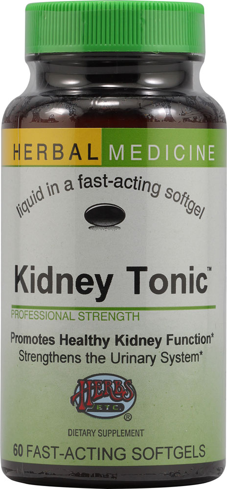 Herbs Etc. Kidney Tonic™ — 60 мягких капсул Herbs Etc.