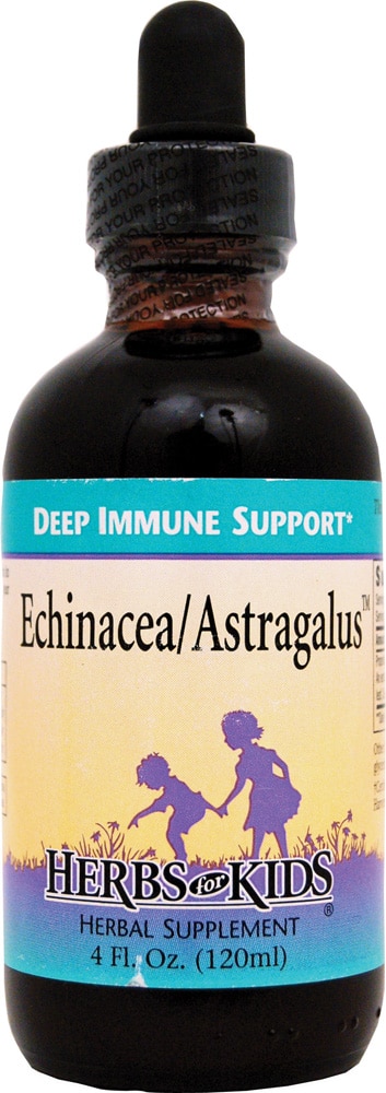 Echinacea and Astragalus -- 4 fl oz (Жидкие унции) Herbs for Kids