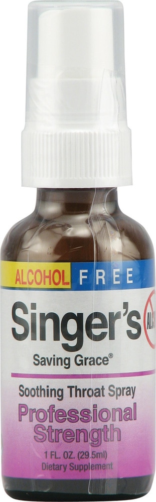 Singer's Saving Grace® Professional Strength Alcohol Free -- 1 fl oz (Жидкие унции) Herbs Etc.