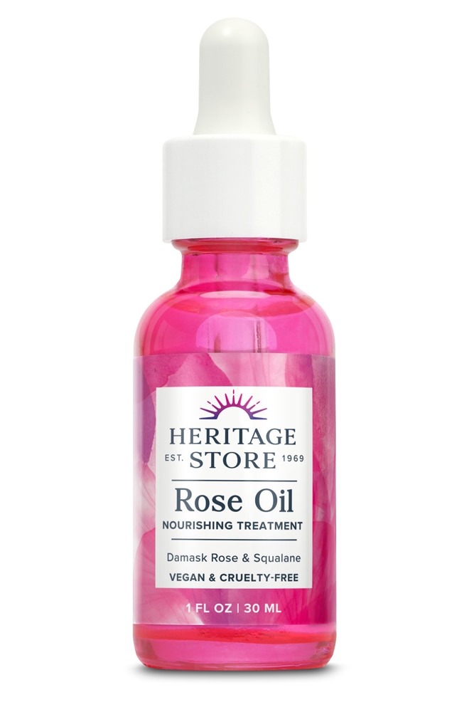 Питательное средство с розовым маслом от Heritage Store -- 1 жидкая унция Heritage Store
