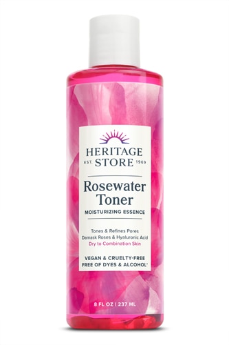 Тоник для лица с розовой водой — 8 жидких унций Heritage Store