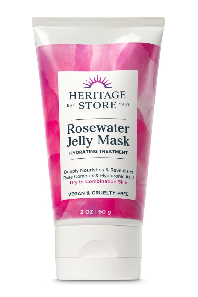 Желеобразная маска с розовой водой Heritage Store — 2 унции Heritage Store