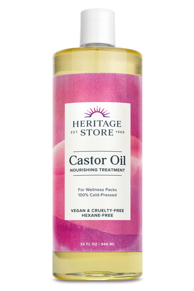 Касторовое масло — 32 жидких унции Heritage Store