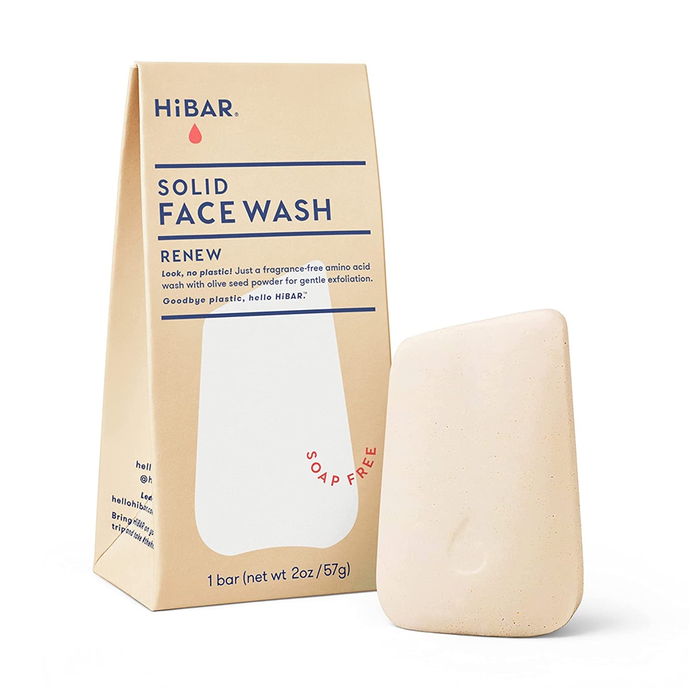 HiBar Renew Мыло для умывания лица без запаха - 2 унции HiBAR