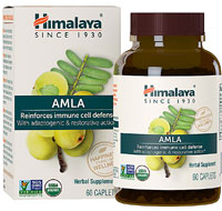 Organic Amla -- 60 Caplets Himalaya